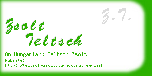 zsolt teltsch business card